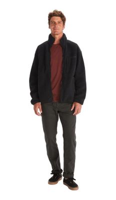 Polar Marmot Hombre Aros Fleece Negro