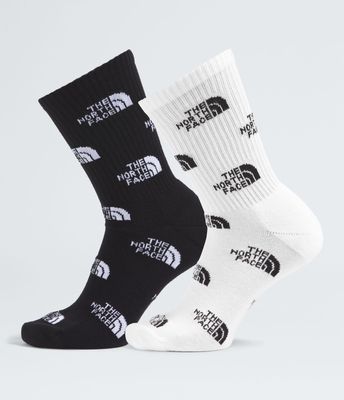 Calcetines Everyday Crew Sock Logo - 2P Negro