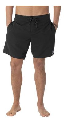 Traje Stoked Hombre De Baño Boardshort Lobo Negro