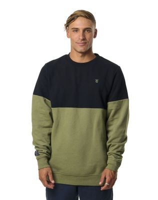 Polerón Stoked Hombre Fishing Negro-Verde