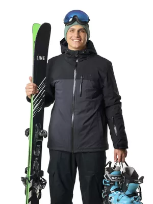 Chaqueta Kivul Hombre Koris Nieve Reciclada Negra