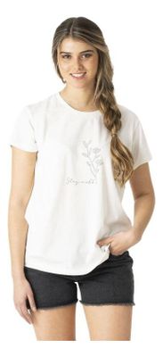 Polera Kivül Mujer Zaka Reciclada Blanco