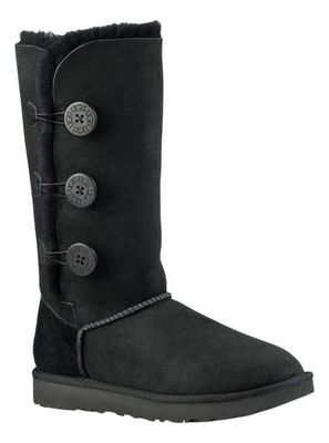 Bota UGG Mujer Bailey Button Triplet Ii Negro