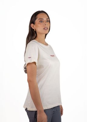 Imagen 2 del producto Polera Andesgear Mujer Logo Blanco