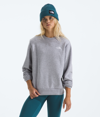 Imagen 2 del producto Poleron Evo Simple Dome Crew Mujer Gris