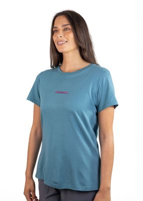 Polera Andesgear Mujer Logo Azul