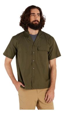 Camisa Marmot Hombre Manga Corta Muir Camp Verde