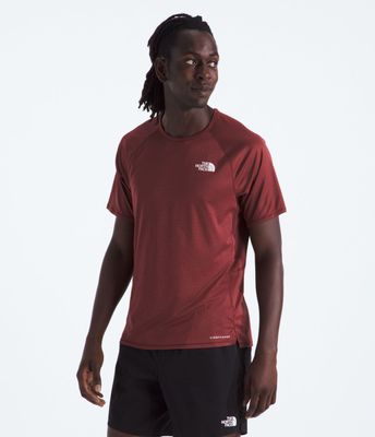 Polera The North Face Hombre Deportiva Sunriser S/S Burdeo