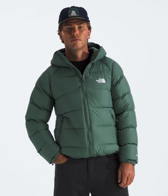 Chaqueta TNF Hombre De Pluma Hydrenalite Hoodie Verde