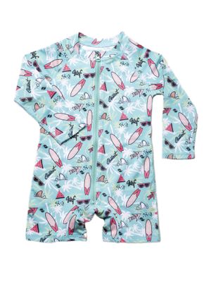 Traje De Baño Stoked Niño Sun Verde