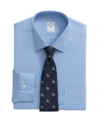Camisa Supima Cotton Non-Iron Azul