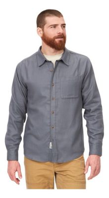 Camisa Marmot Hombre Manga Larga Fairfax Flannel Gris