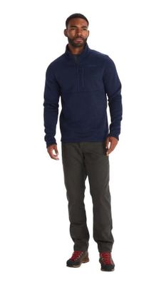 Polar Marmot Hombre Drop Line 44958 Zip Azul Azul