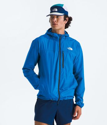Chaqueta TNF Hombre Cortaviento Higher Run Wind Celeste