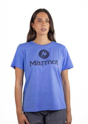Imagen 2 del producto Polera Marmot Mujer Circle Logo Tee Azul V25