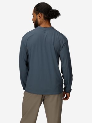 Imagen 2 del producto Polera Marmot Hombre Airexchange Upf 50 Crew Ls Azul
