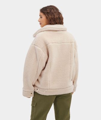 Imagen 2 del producto Poleron Ugg Mujer W Frankie Sherpa Trucker Jacket Beige