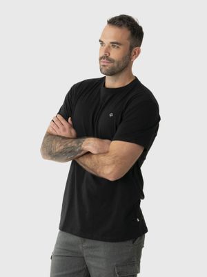 Imagen 2 del producto Polera Kivül Hombre Logo Reciclada KV001 Negro