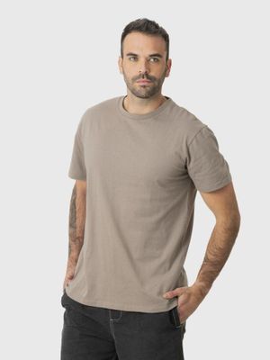 Imagen 2 del producto Polera Kivül Hombre Phrases Reciclada Café