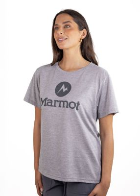 Imagen 2 del producto Polera Marmot Mujer Circle Logo Tee Gris