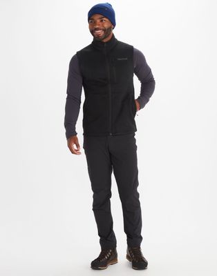 Polar Marmot Hombre Drop Line Vest Negro