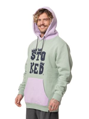 Imagen 2 del producto Poleron Stoked Hombre Logo Morado