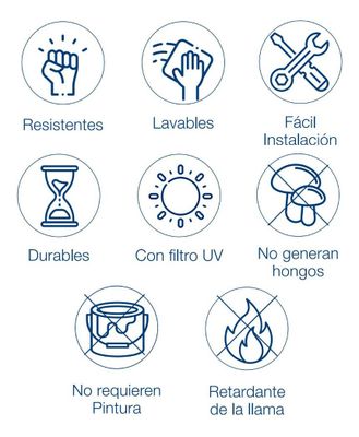 Imagen 2 del producto Celosía Ventilación Pvc Circular 10x10cm Blanco 50un Dvp