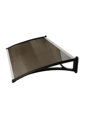 ALERO POLICARBONATO CURVO BRONCE DE 0,7x1,2 MTS