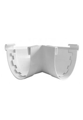 Conector Exterior 110mm Para Canaleta Agua Lluvia Blanco Dvp