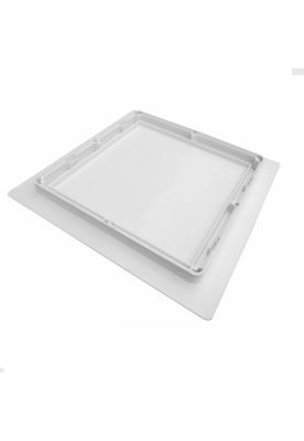 Imagen 2 del producto Celosía Ventilación PVC Nova Clip Ciega 30x30 cm Bco 10u DVP