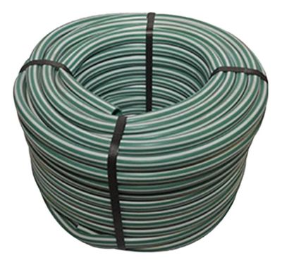 Manguera Pvc Bicolor Tradicional 50mts 3/4 Pulgadas Dvp Color Verde Oscuro