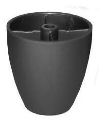 Pata mueble diseño 50 mm negro bolsa 50 un