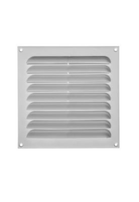 Celosía Ventilación Pvc Plana 20x20cm Blanco 1un Dvp