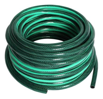 Manguera Pvc Malla 1/2'' 20 Metros Con Kit Verde Oscuro Dvp