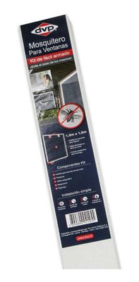 Kit Mosquitero 100x100cm Ajustable Blanco DVP