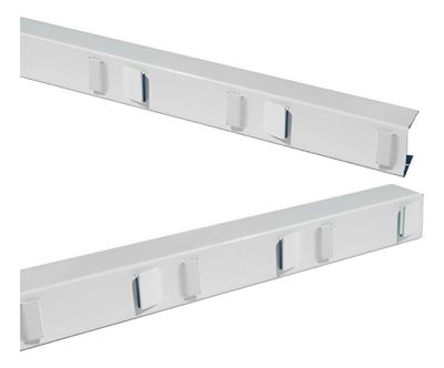 Perfil Soporte Quiebravista Pvc Blanco 2,5 Mts Dvp