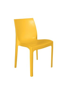 Imagen 2 del producto Silla Plástica Amarillo Resistente Con Filtro Uv Dvp