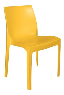 Imagen 1 del producto Silla Plástica Amarillo Resistente Con Filtro Uv Dvp