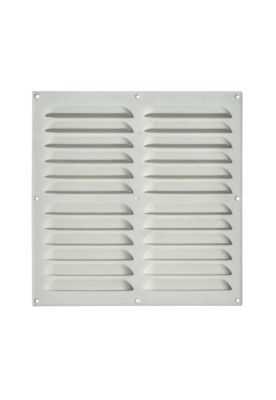Celosía Ventilación Pvc Plana 30x30 Cm Blanco 1un Dvp