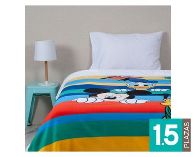 Frazada polar sherpa 150x200 cm Amigos diseño