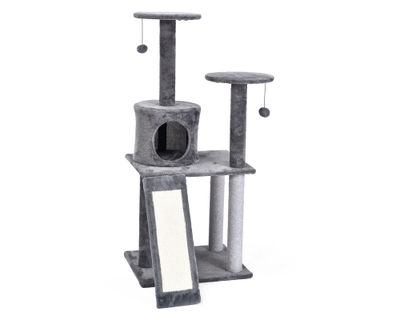 Rascador para gatos gris