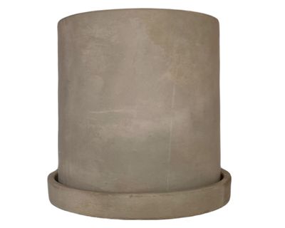 Imagen 1 del producto Macetero L Cilindro cemento Decogreen