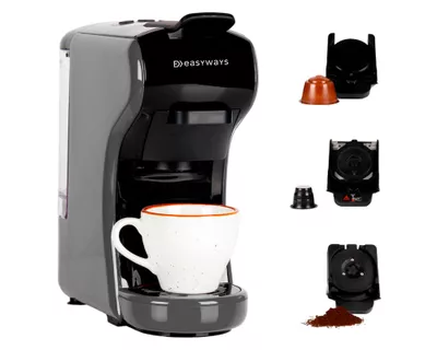 Cafetera Expresso Milano Coffee 3 en 1 gris EasyWays.