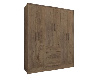 Imagen 2 del producto Clóset 6 puertas 1 cajón 1 zapatero Moca 177x138x40 cm