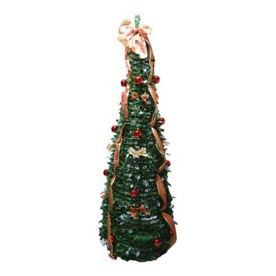 Arbol De Navidad 1.80cm Decorado + Luces Leds- Mod. Escocés