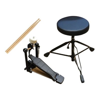 Imagen 2 del producto BATERIA ADULTO 5 PCS NEGRA PLAT + PISO RMX