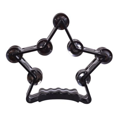 PANDERO FORMA DE ESTRELLA NEGRO TR-10 RMX