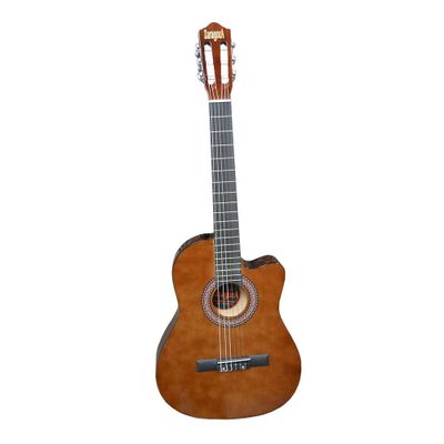 GUITARRA CUTAWAY 39"" CAFÉ CUERDA NYLON ZARAGOZA