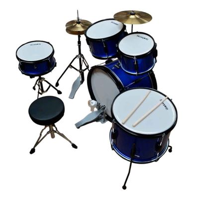 Imagen 2 del producto BATERIA JUNIOR 5PCS PLATILLO PISO AZUL SCB 5A SCORPION