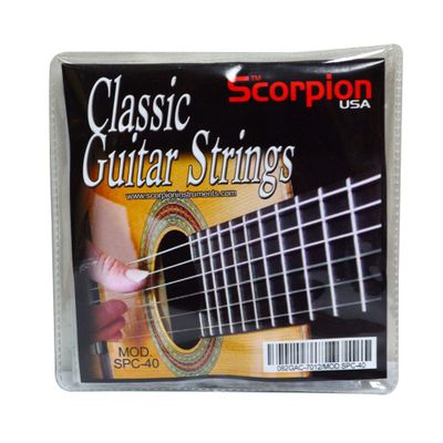 SET DE CUERDAS PARA GUITARRA CLASICA MOD. SPC-40 SCORPION